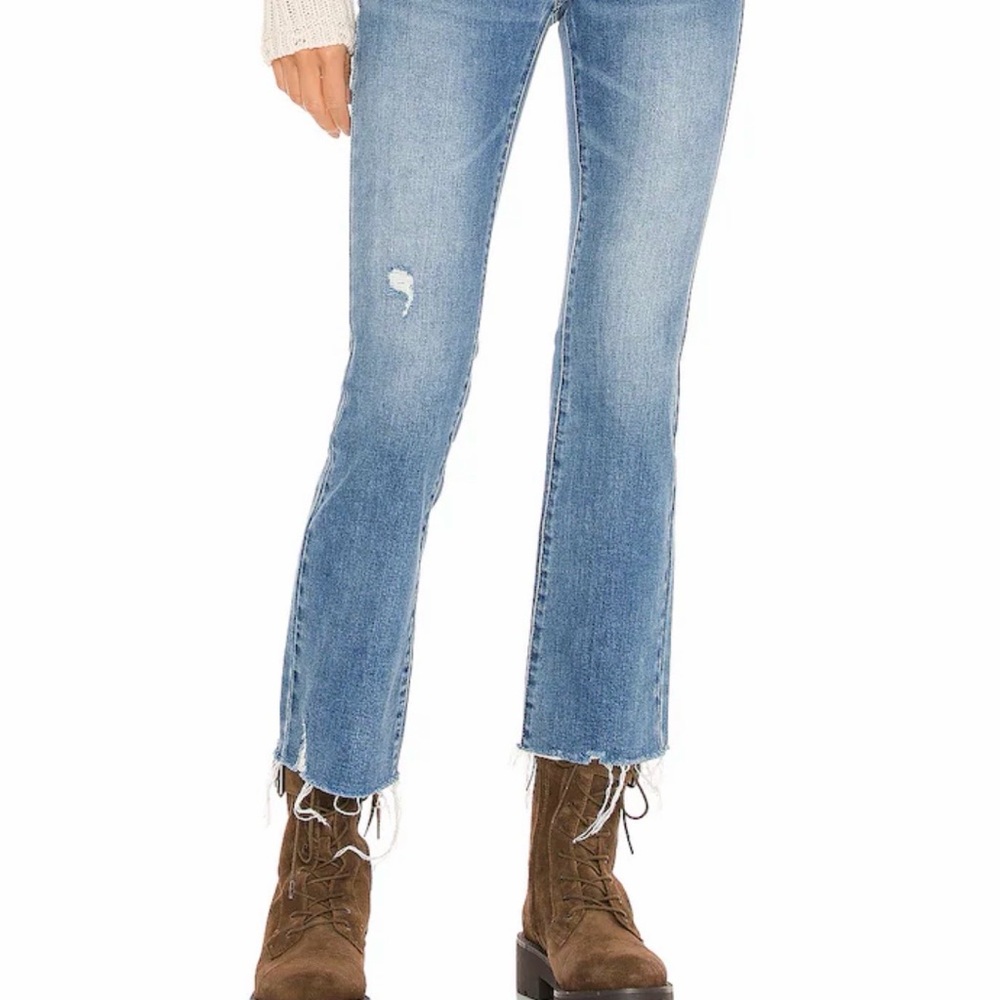 Women's Blue Distressed Jeans
